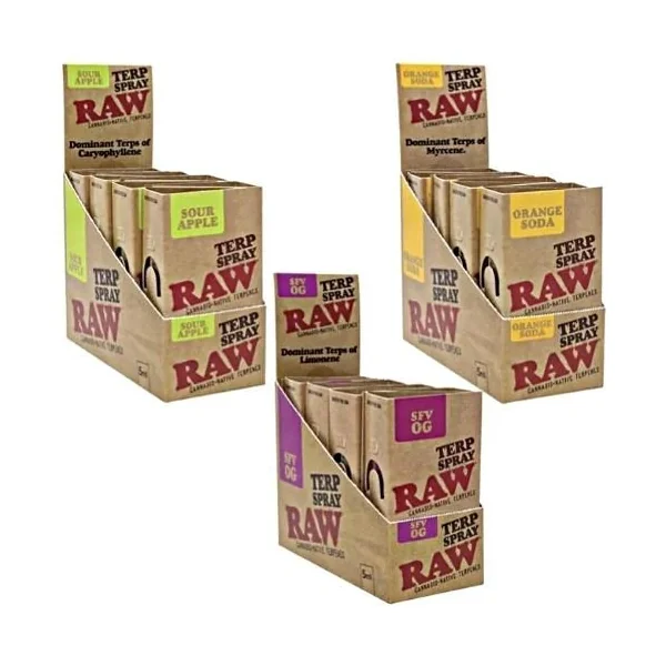 Raw Terpene Spray Enhancer SFV OG 8 Spray/Display