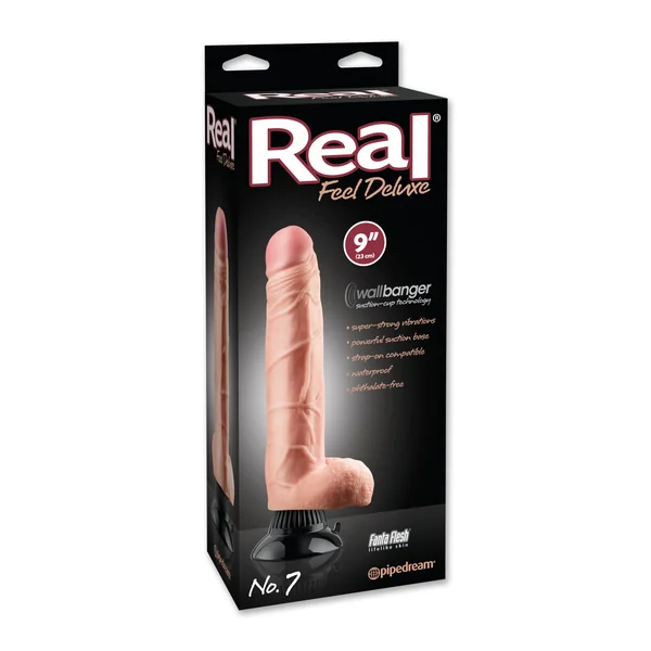 REAL FEEL DELUXE #7 FLESH 9IN