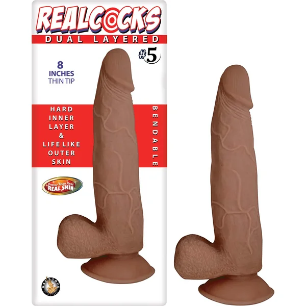 Realcocks Dual Layered #5 - Brown