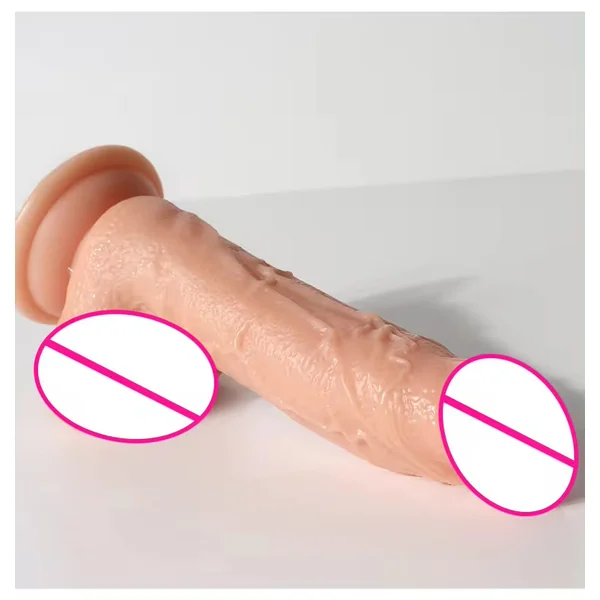 Realistic Anal Dildo Butt Plug - Premium PVC Soft Fake Penis Sex Toys for Women