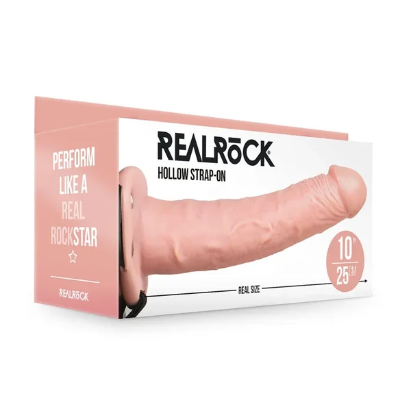 REALROCK Hollow Strap-on – 24.5 cm Flesh-(rea137fle)