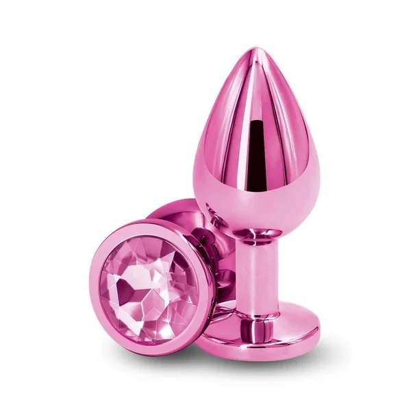 Rear Assets Aluminum Anal Plug – Medium – Pink