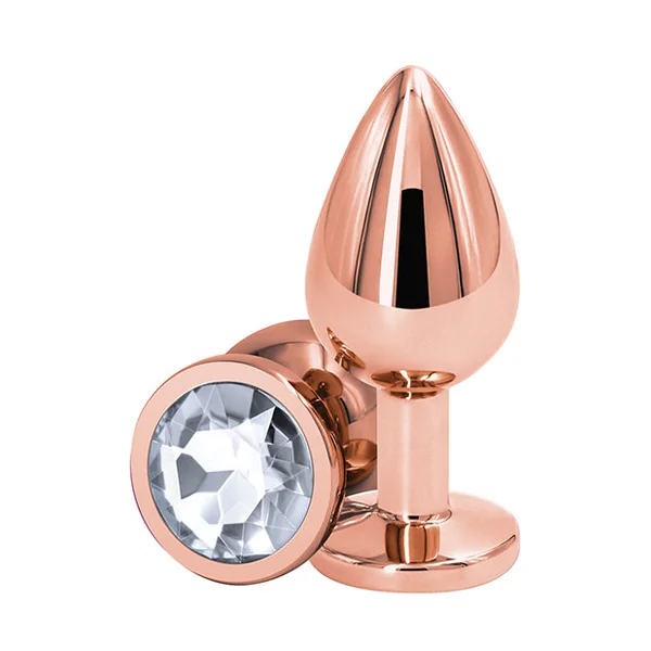 Rear Assets Rose Gold Butt Plug-Medium