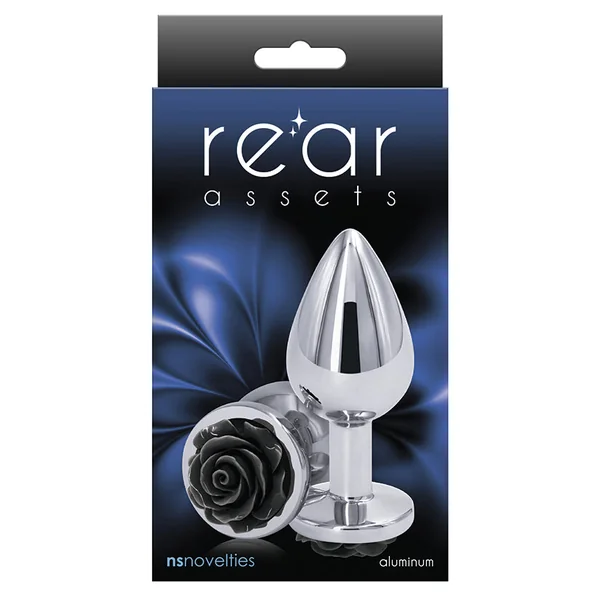 Rear Assets Rose Medium Plug - Black