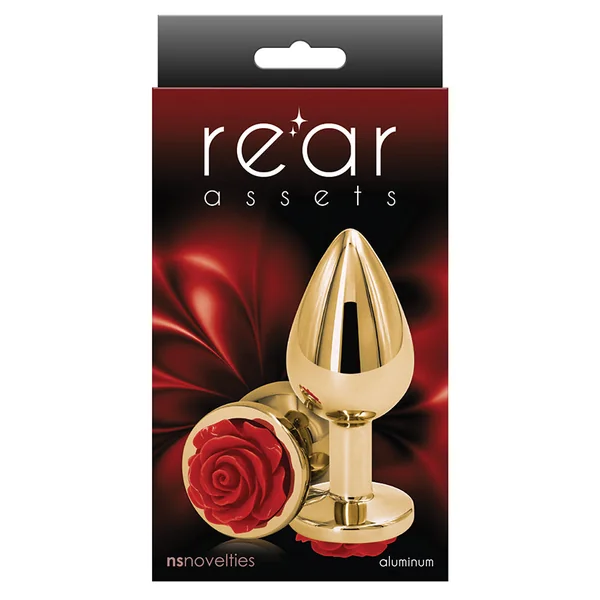 Rear Assets Rose Medium Plug - Red