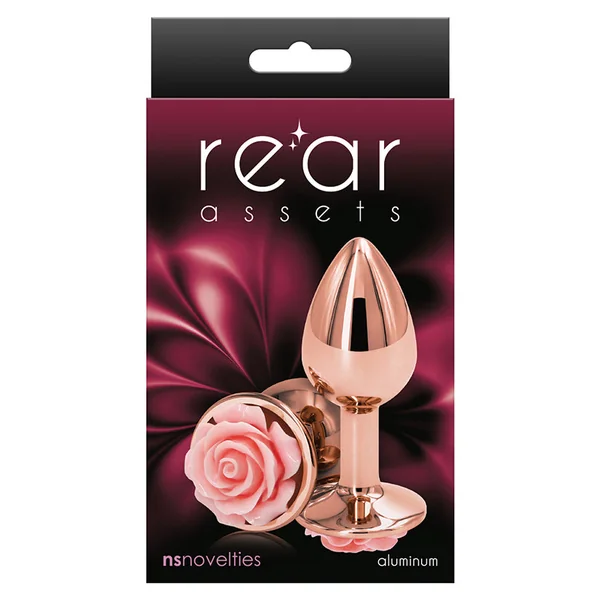 Rear Assets Rose Small Plug - Pink