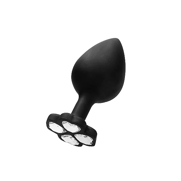 REGULAR LUCKY DIAMOND BUTT PLUG BLACK