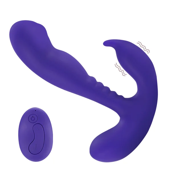 Remote Control Vibrating Prostate Stimulator With Rolling Ball