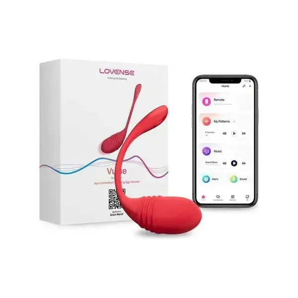 Remote Vibrator - Lovense - Vulse Thrusting Vibrating Egg
