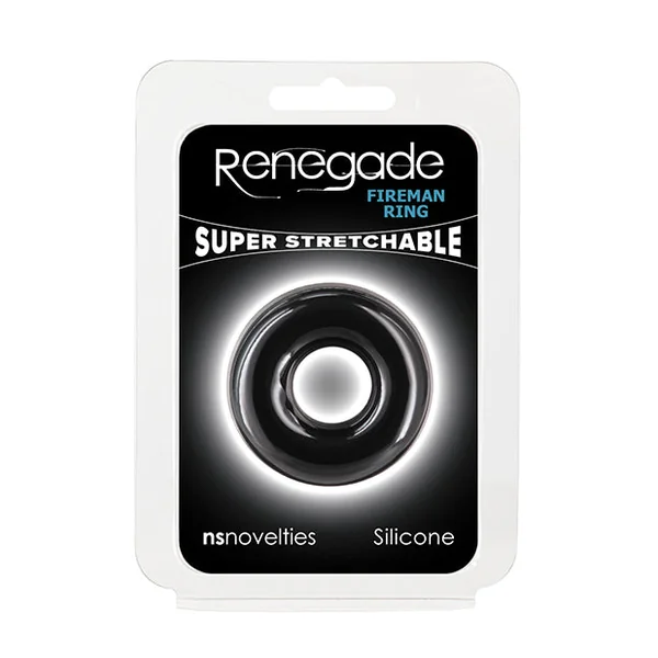 Renegade Fireman Cock Ring - Black