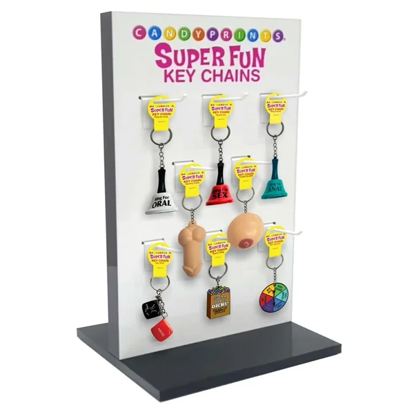Retail Display Spinner – Keychains & Romance Games Included