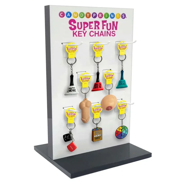 Retail Display Spinner -Super Fun Penis Keychains and Romance Games