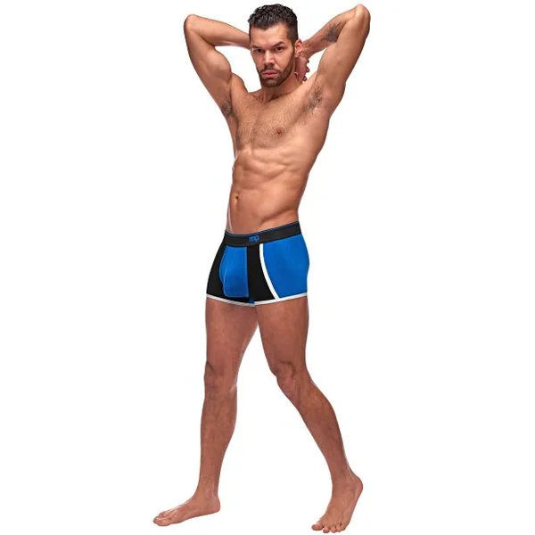 RETRO SPORT PANEL SHORT ROYAL BLUE/ BLACK LARGE