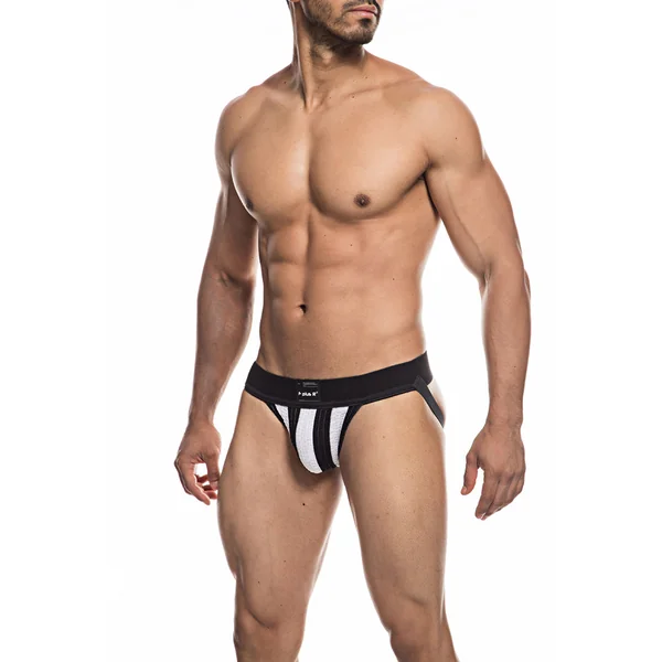 RFE – Jockstrap 2″ Black Band – Black/White