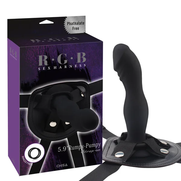 R.G.B Rumpy-pumpy Strap-on Harness Dildo