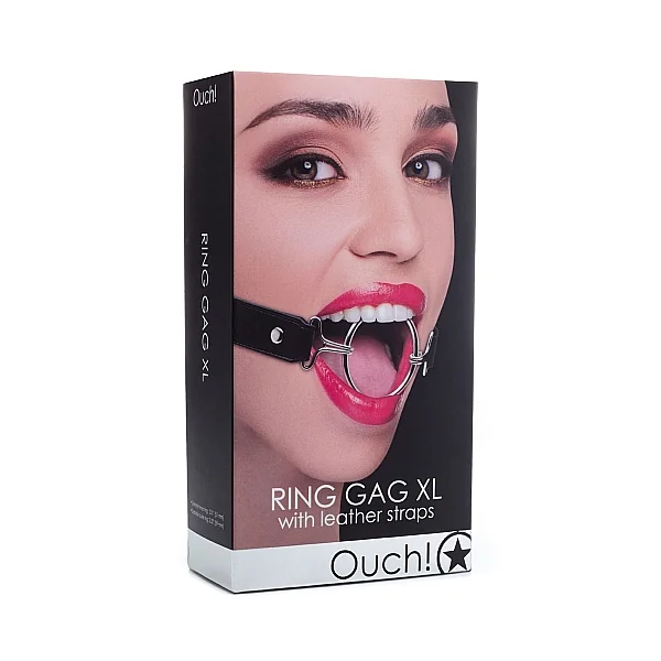 RING GAG XL BLACK