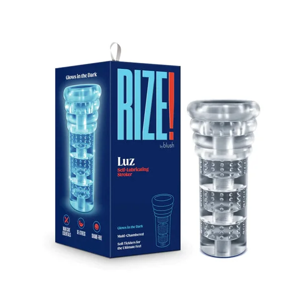 Rize Luz Glow In The Dark Masturbator by Blush Novelties