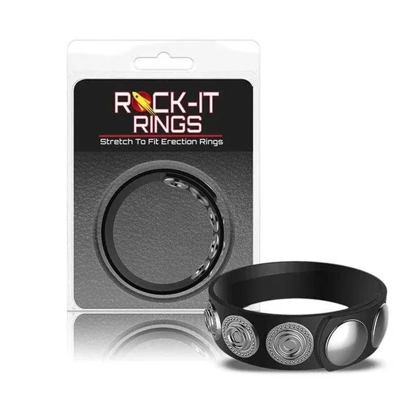 Rock-it Rings 5-Snap Adjustable Silicone C-ring