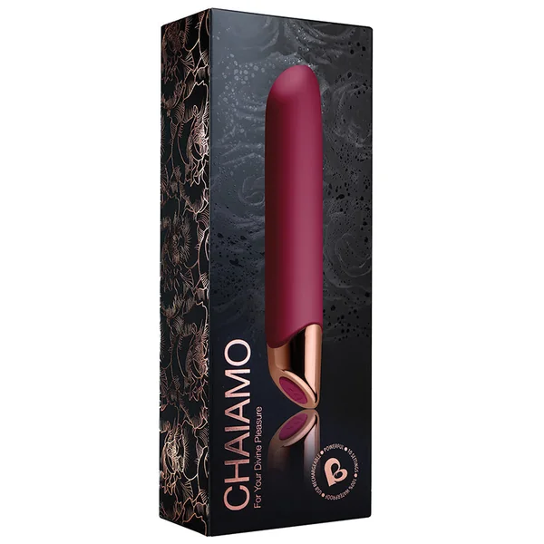 Rocks Off Chaiamo Classic Vibrator - Burgundy
