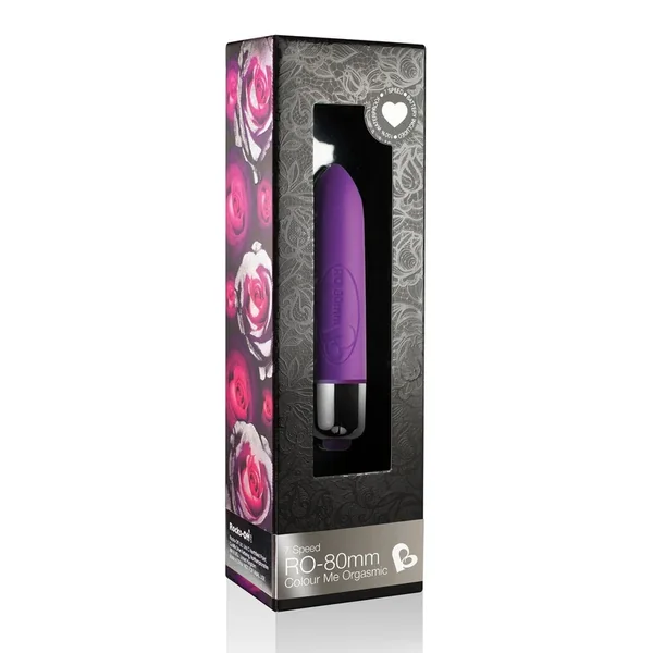 Rocks Off Color Me Orgasmic Colored RO-80 mm Bullet – 7 Speed Color Changing