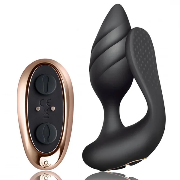 Rocks-Off Cocktail Remote Control Vaginal & Anal Plug Vibrator