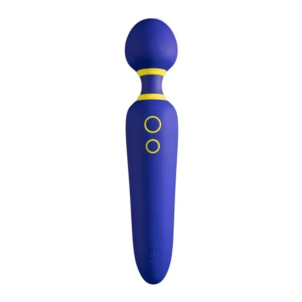 Romp Flip Rechargeable Silicone Wand Massager – Blue