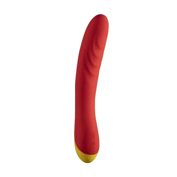 Romp Hype Rechargeable Silicone Vibrator – Orange