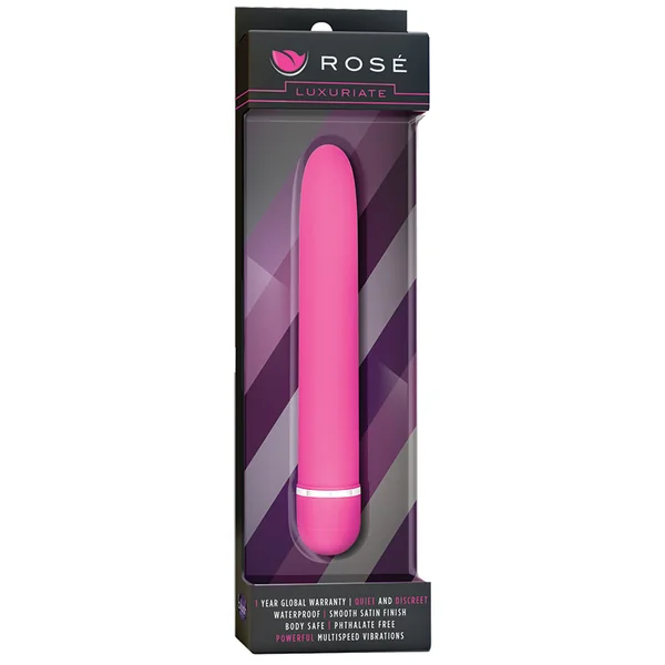 Rose Luxuriate Pink 7-Inch Vibrator