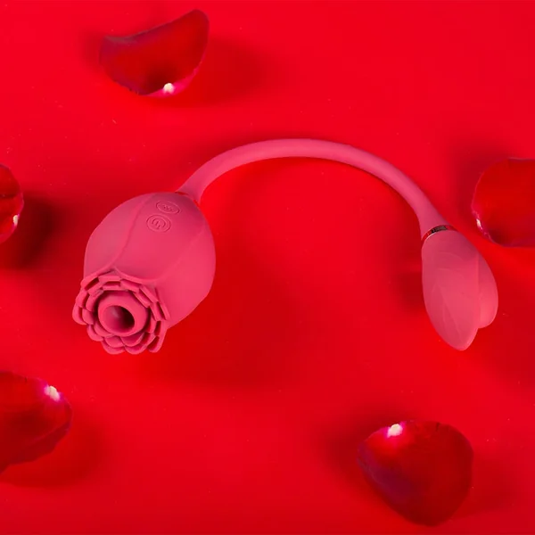 Rose Sucking Vibrator with Love Egg Vibe