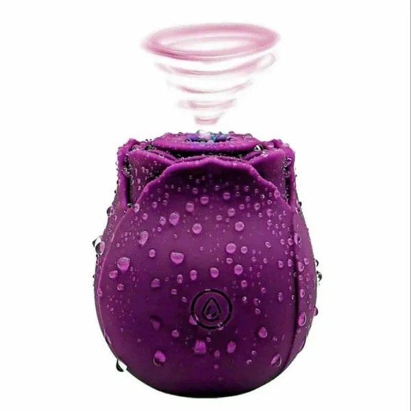Rose-Shaped Sucking Vibrator – 9 Frequency G-Spot & Nipple Stimulator