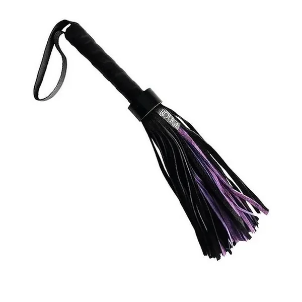 Rouge Short Suede Flogger – Black/Purple