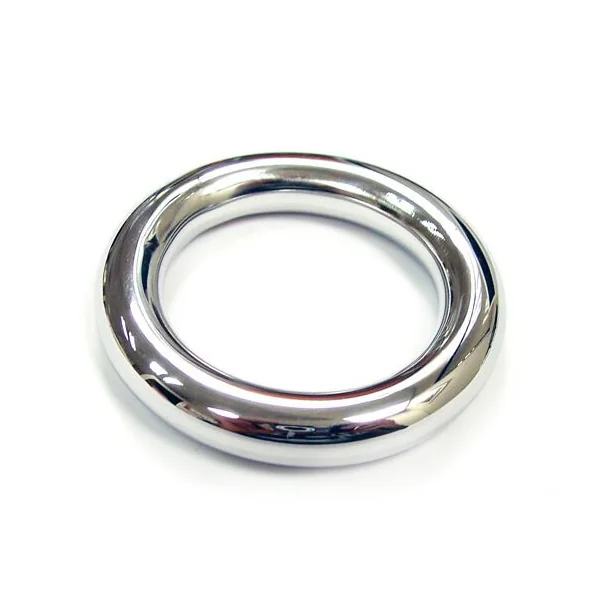 Rouge Stainless Steel Round Cock Ring 40mm