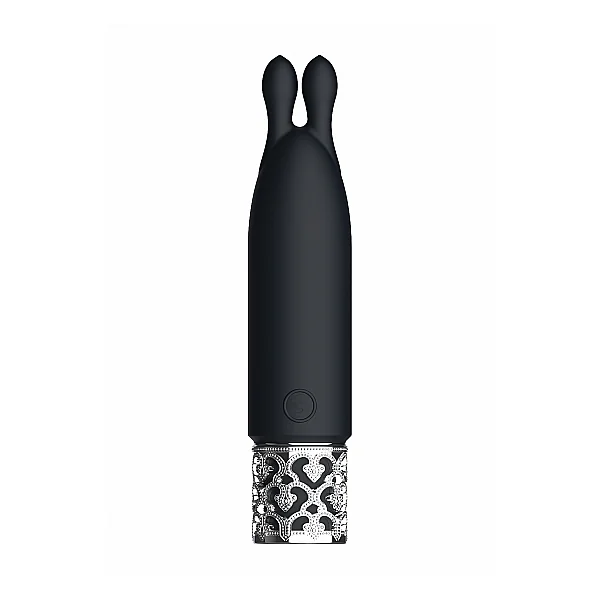 ROYAL GEMS TWINKLE SILICONE BULLET RECHARGEABLE BLACK