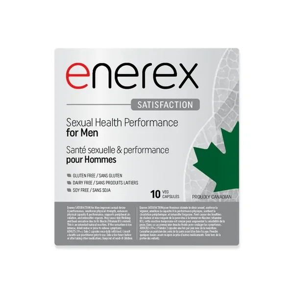 SATISFACTION Sexual Health Performance Natural 10 Capsule Trial Pack