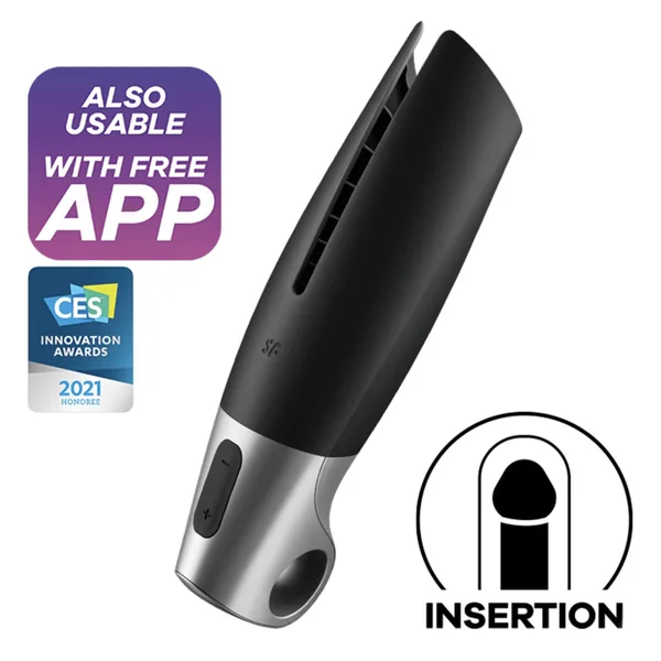Satisfyer App-Compatible Vibrating Power Masturbator
