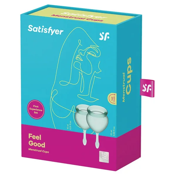 Satisfyer Feel Good Menstrual Cup-Dark Green