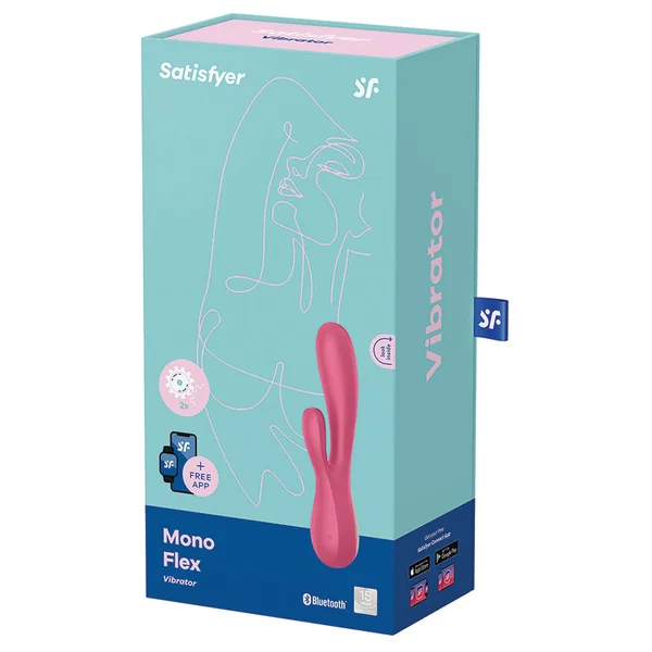 Satisfyer Mono Flex Connect App Vibrator - Red