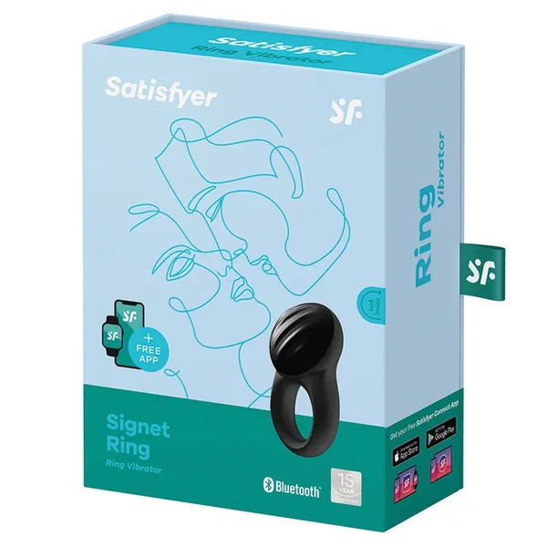 Satisfyer Signet One Ring Vibrator-Blue