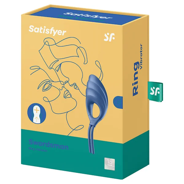 Satisfyer Swordsman Ring Vibrator - Blue