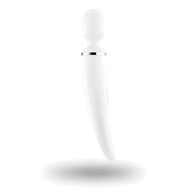 SATISFYER WAND-ER WOMAN WHITE/ CHROME (NET)