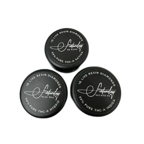 Saturday THC-A 2.5g Live Resin Diamonds Blue Mac – Runtz