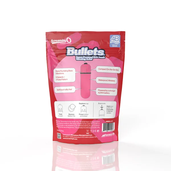 SCREAMING O 4B BULLET STRAWBERRY (BASS)