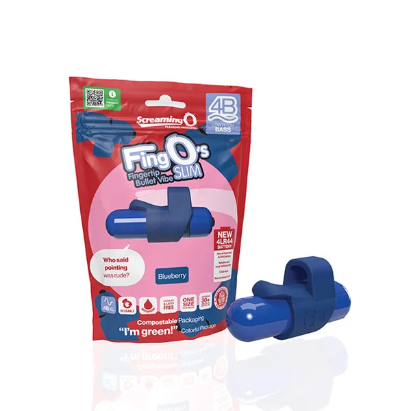 Screaming O 4B FingO Slim - Blueberry