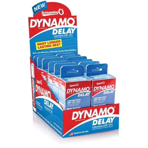 Screaming O Dynamo Delay Spray - .75oz Display of 12