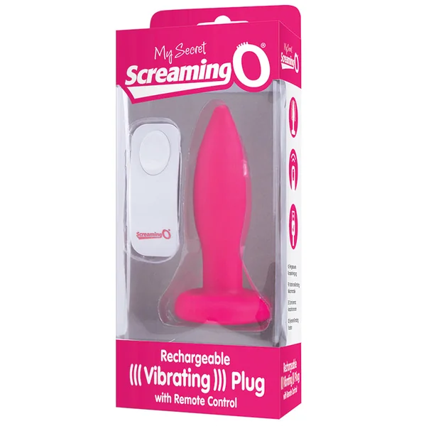 Screaming O My Secret Charged Plug with Remote - Pink
