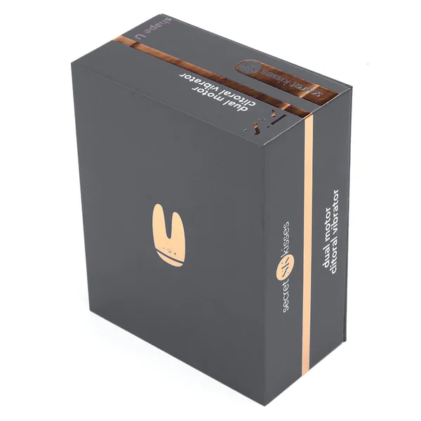 Secret Kisses Dual Motor Rechargeable Silicone Clitoral Vibrator - Grey