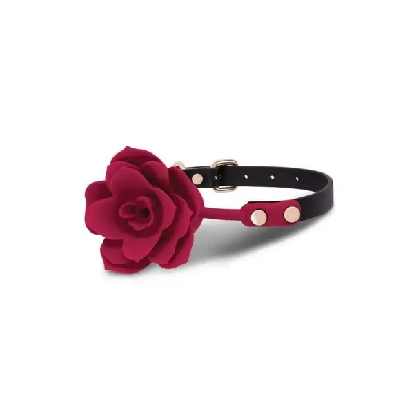 Secret Kisses Rosegasm Bloom Silicone Mouth Gag
