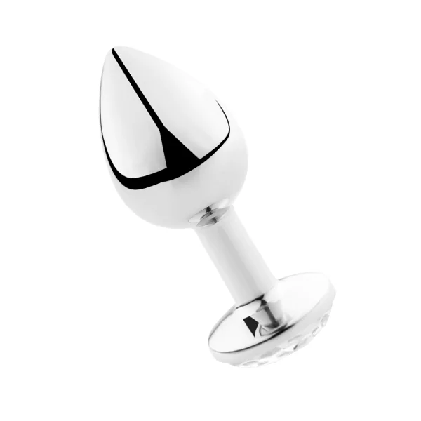 SECRETPLAY - PLUG ANAL TRANSPARENT ALUMINUM 7CM