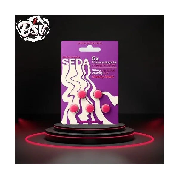Seda Tablets 250mg Pack 5ct Cherry Blast