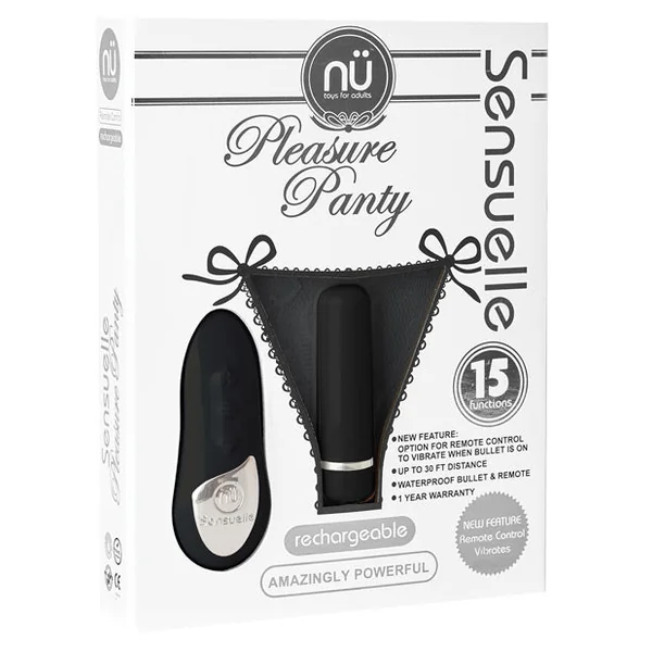 Sensuelle Pleasure Panty Bullet W/remote Control